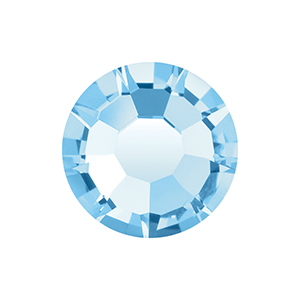 Geburtssteine M&auml;rz Preciosa SS16 flat back (4mm) Aquamarine blue