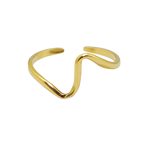 Ringe aus Stainless Steel - Rostfreiem Stahl Gold