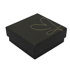 Schmuck-(Geschenk)-Box Herz Black