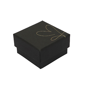 Schmuck-(Geschenk)-Box Herz Black