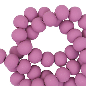Polymer Perlen 6mm Light magenta purple