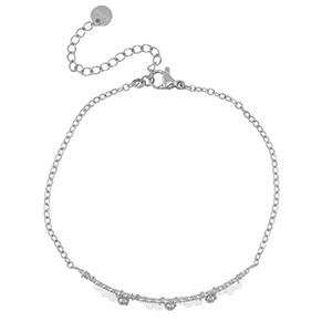 Armb&auml;nder aus Stainless Steel - Rostfreiem Stahl Silver-white