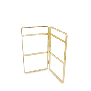 Schmuckdisplay f&uuml;r Ohrringe Gold