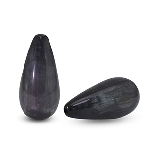 Polaris Elements Perlen tropfenform Polmo Anthracite