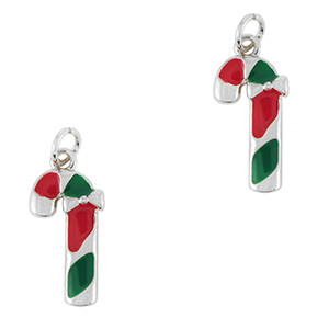 Brass TQ Metall Anh&auml;nger Zuckerstange Silver