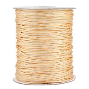 Makramee Band geflochten 1.5mm Vanilla yellow