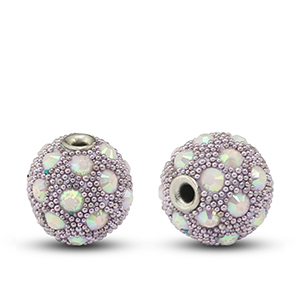 Bohemian-Perlen Lilac-strass