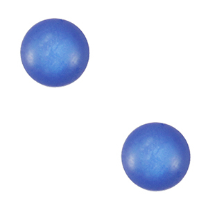 4  mm soft Cabochon "Geburtssteine" Dezember Polaris Elements SS16 shiny Light cobalt blue