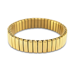 Armb&auml;nder aus Stainless Steel - Rostfreiem Stahl Gold