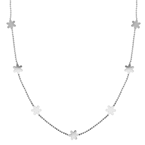 Ketten aus Stainless Steel - Rostfreiem Stahl Blume Silver