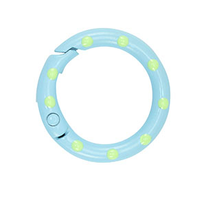 Farbiges Zubeh&ouml;r Schl&uuml;ssel Anh&auml;nger Ring Light blue-green