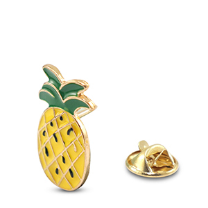 Anstecker Ananas Yellow-green-gold