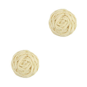 Bast Anh&auml;nger 12mm Beige