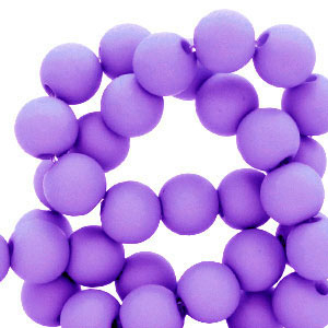 6 mm Acrylperlen Purple