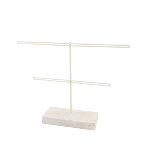 Schmuckdisplay f&uuml;r Ohrringe Natural-off white