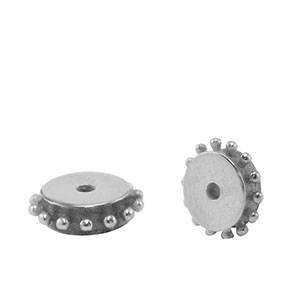 Stainless Steel - Rostfrei Stahl Perlen Silver