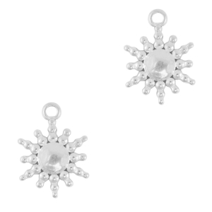 Stainless Steel - Rostfrei Stahl Anh&auml;nger Sonne Silver