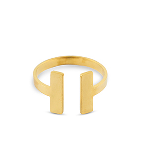 Ringe aus Stainless Steel - Rostfreiem Stahl Gold