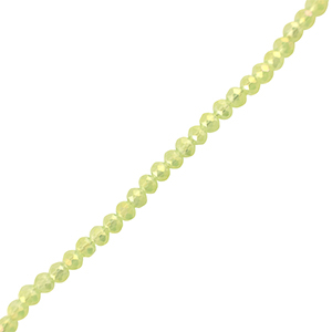 Top Glas Facett Perlen 6x4mm rondellen Light green