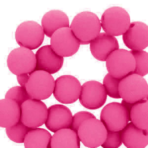 4 mm Acrylperlen Fuchsia