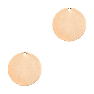 Designer Quality Metall f&uuml;r ImpressArt Anh&auml;nger 12mm Rosegold (Nickelfrei)