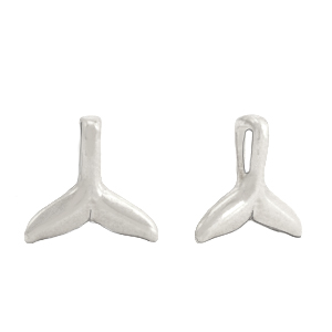 Metall Anh&auml;nger DQ Walschweif Antik silber (Nickelfrei)