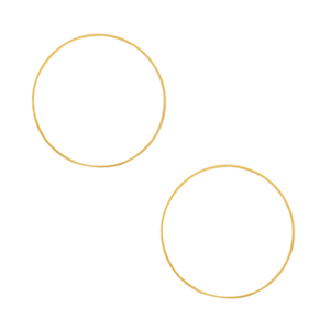 Metall Zubeh&ouml;r DQ Ring 10mm Gold (Nickelfrei)