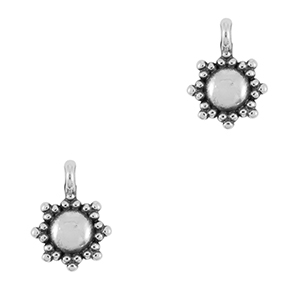 Metall Anh&auml;nger DQ Antik silber (Nickelfrei)