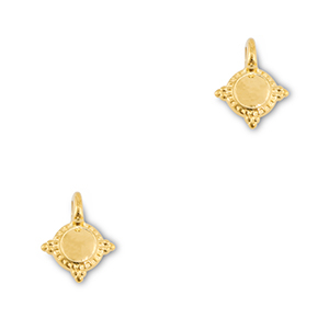 Metall Anh&auml;nger DQ Gold (Nickelfrei)