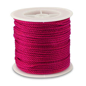 Trendy Kordel 2mm Magenta pink