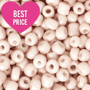 Glasperlen Rocailles 8/0 (3mm) Spring blossom pink