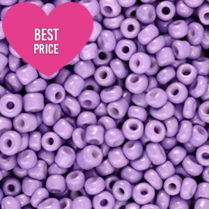 Glasperlen Rocailles 8/0 (3mm) Paisley purple