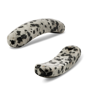 Naturstein Zwischenst&uuml;ck Dalmatiner Jaspis Greige-black