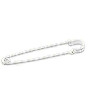 Metall Zubeh&ouml;r Schmuck-Sicherheitsnadel White