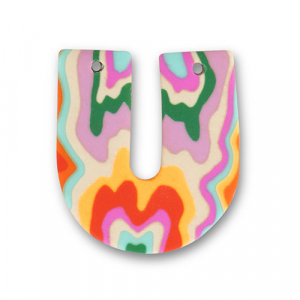 Polymer Anh&auml;nger U-f&ouml;rmig Multicolour