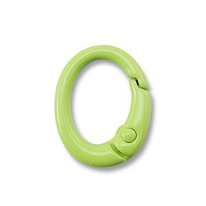 Farbiges Zubeh&ouml;r Schl&uuml;ssel Anh&auml;nger Oval Green
