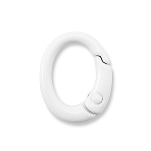 Farbiges Zubeh&ouml;r Schl&uuml;ssel Anh&auml;nger Oval White