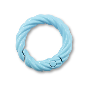 Farbiges Zubeh&ouml;r Schl&uuml;ssel Anh&auml;nger Ring Light blue