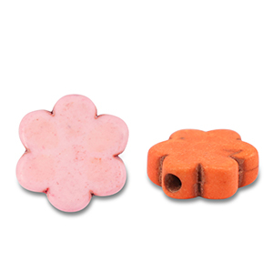 Perlen Keramik Blume Multicolour