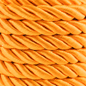Trendy Kordel Twisted 10mm Orange