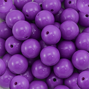 16 mm DQ Acrylperlen Purple