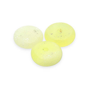 Naturstein Perlen Seraphinit Rondell Yellow