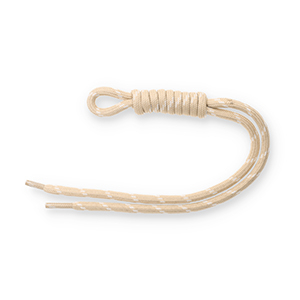 Schl&uuml;sselanh&auml;nger Paracord Beige-white