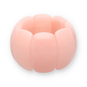Resin-Armb&auml;nder Light apricot pink