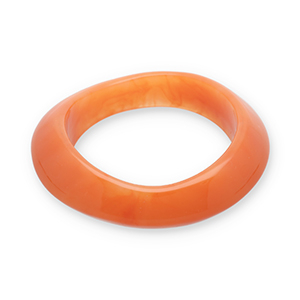 Resin-Armb&auml;nder Bangle Flame orange