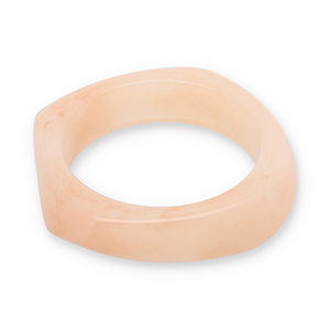 Resin-Armb&auml;nder Bangle Light peach