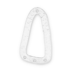 Eco-brass&reg; Metall Anh&auml;nger DQ Zwischenst&uuml;ck Antik silber (Nickelfrei)