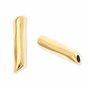 Metall Zubeh&ouml;r DQ Endkappe Gold (Nickelfrei)