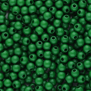 4 mm Acrylperlen Shiny Green