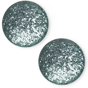 12 mm classic Cabochon Polaris Elements Paipo Petrol green